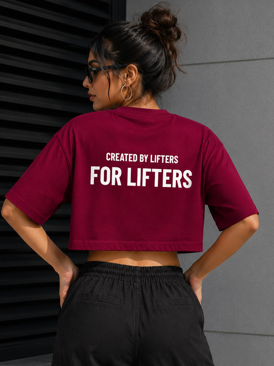 Women's Oversized Crop T-Shirt | Premium Cotton Manufacturer India