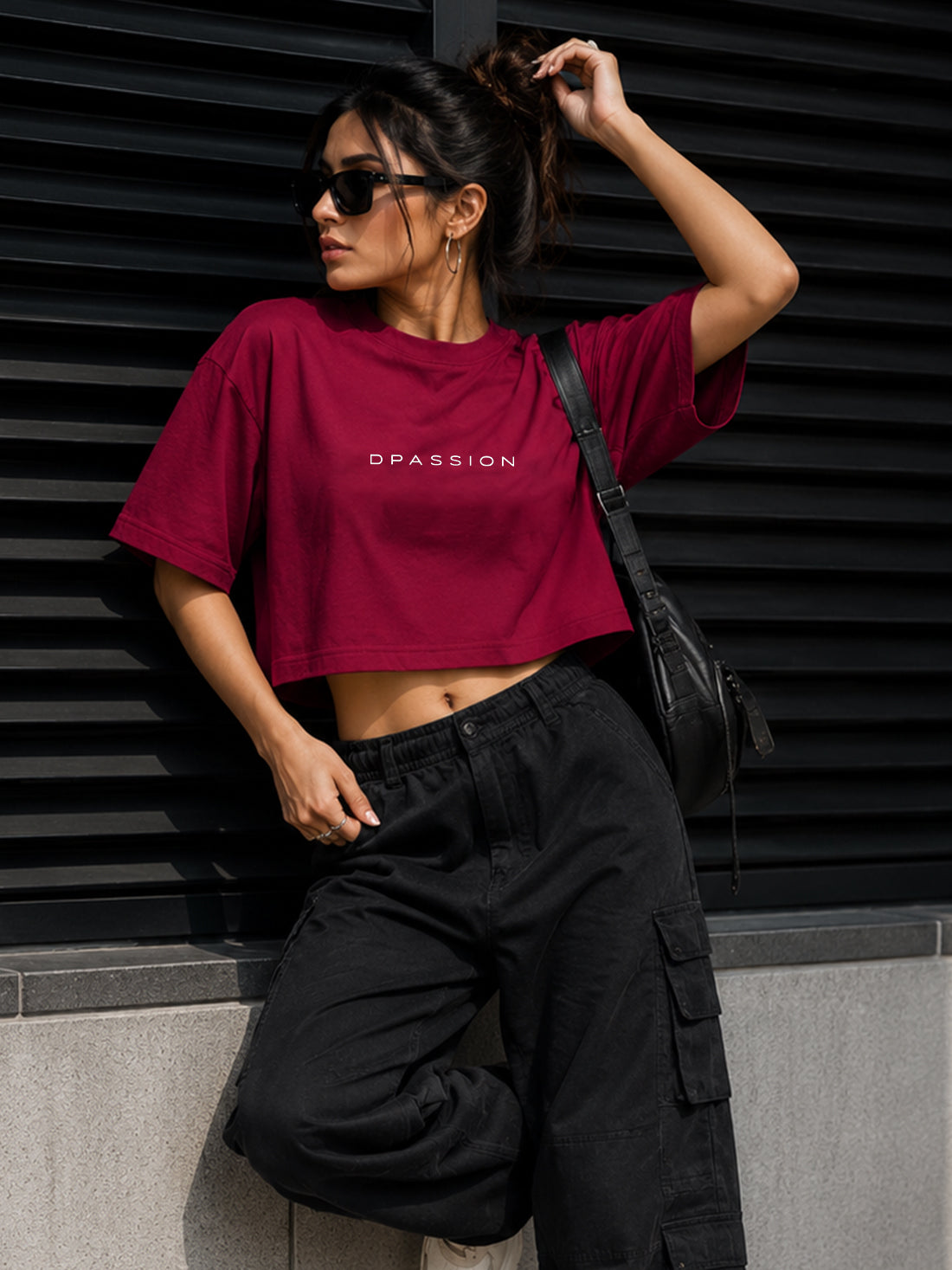 Women's Oversized Crop T-Shirt | Premium Cotton Manufacturer India