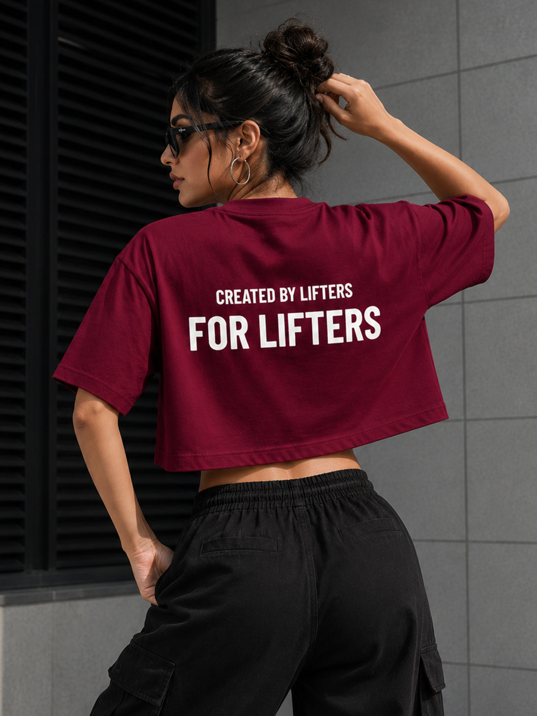 Women's Oversized Crop T-Shirt | Premium Cotton Manufacturer India