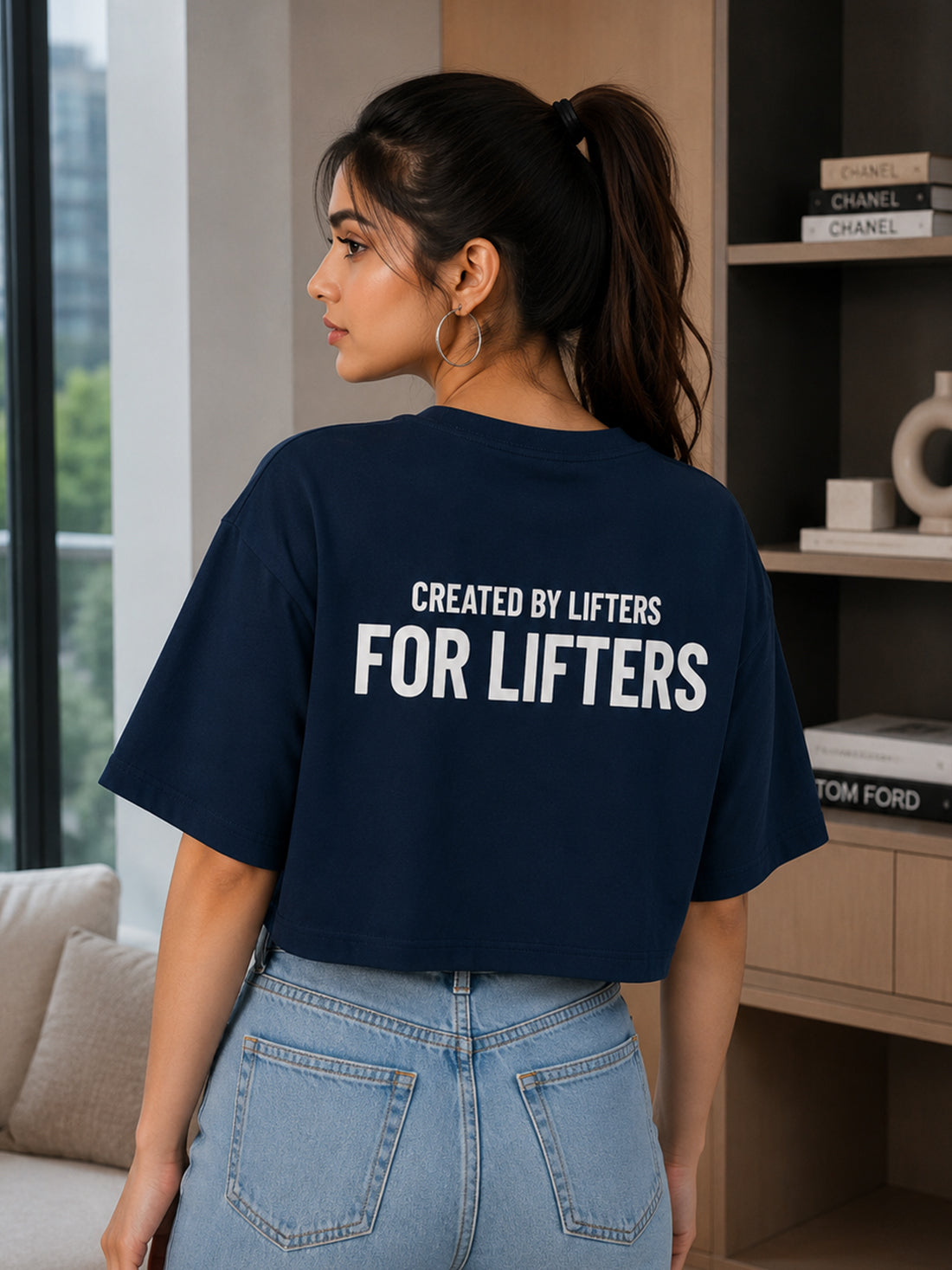 Women's Oversized Crop T-Shirt | Premium Cotton Manufacturer India