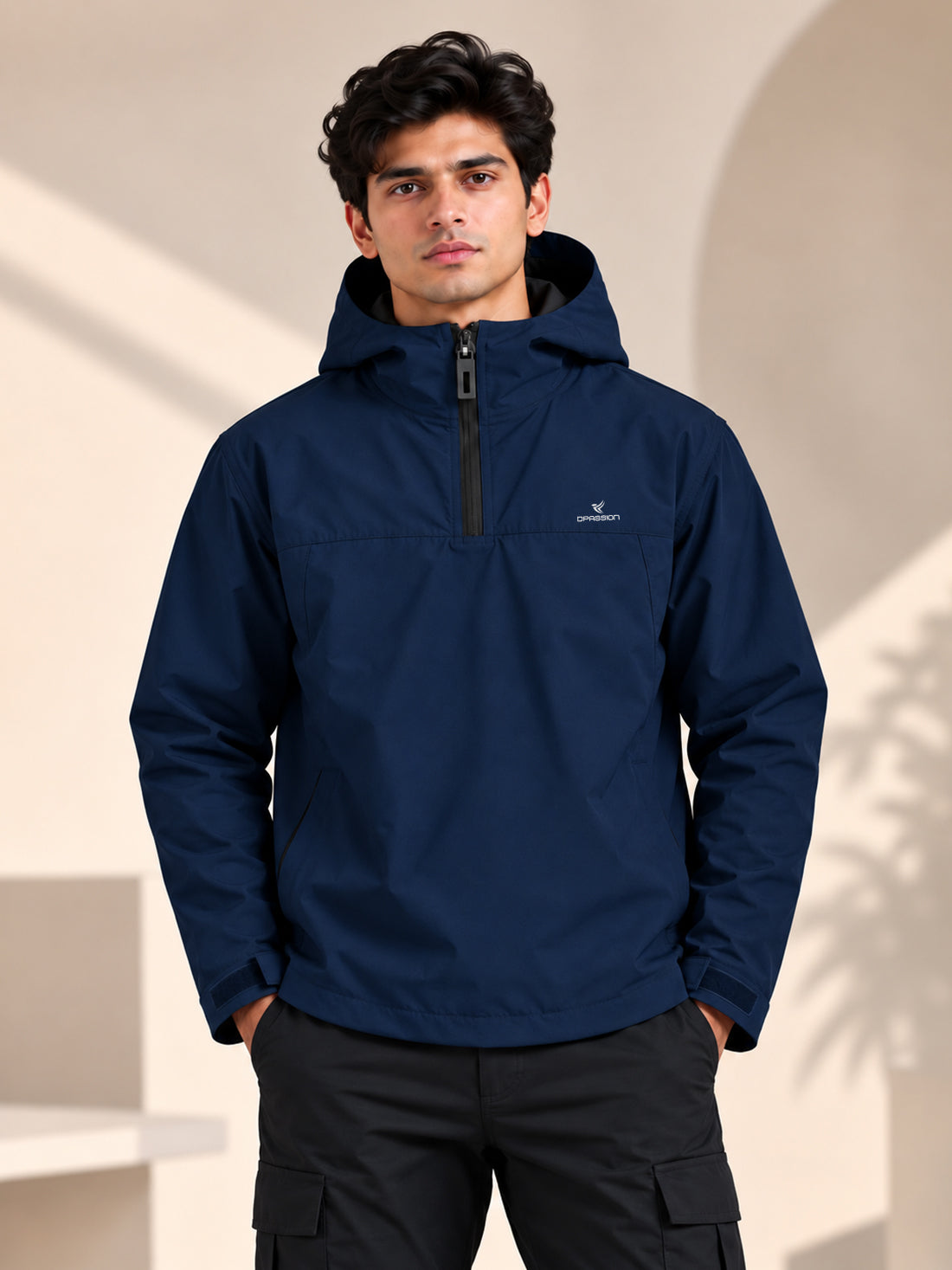 Dpassion Men’s Premium Hooded Windcheater Jacket – Wholesale Manufacturer & Exporter