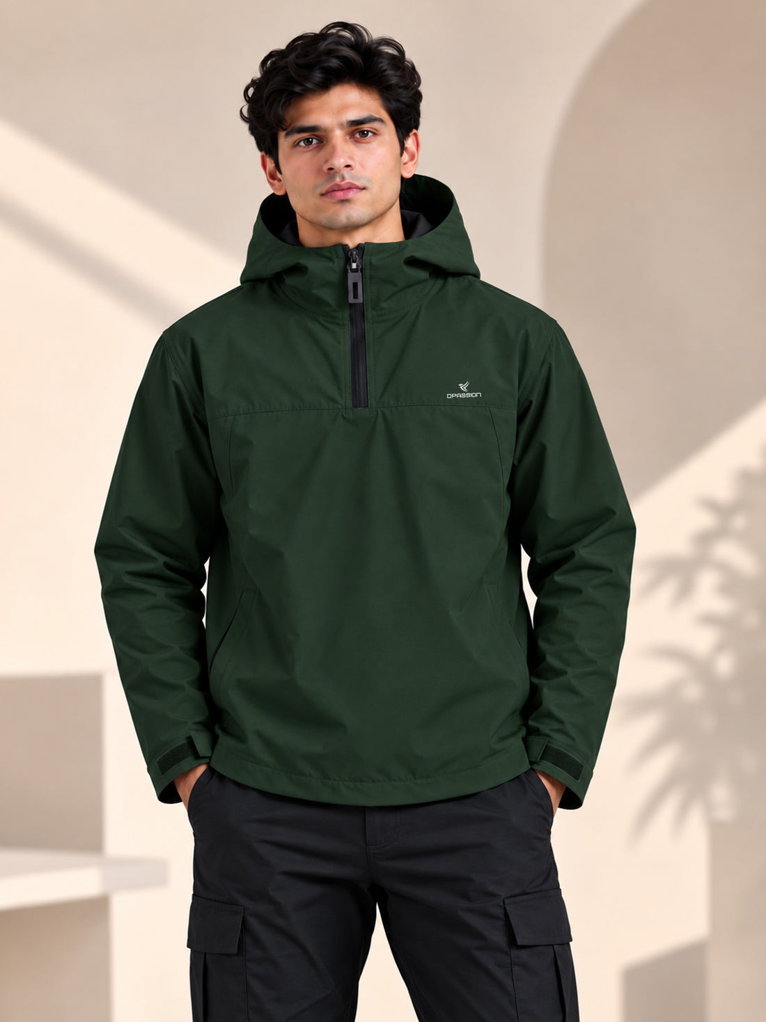 Dpassion Men’s Premium Hooded Windcheater Jacket – Wholesale Manufacturer & Exporter