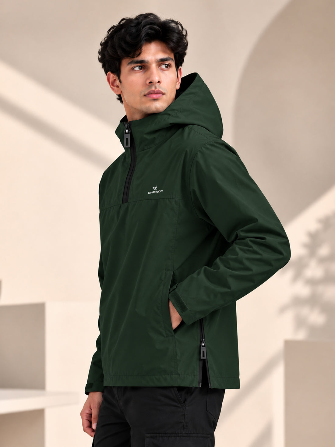 Dpassion Men’s Premium Hooded Windcheater Jacket – Wholesale Manufacturer & Exporter
