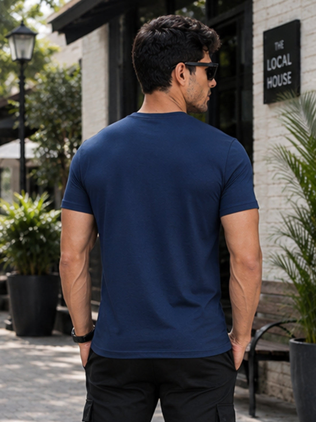 DPASSION Men's Black Graphic Performance T-Shirt | Quick Dry Activewear | Wholesale India