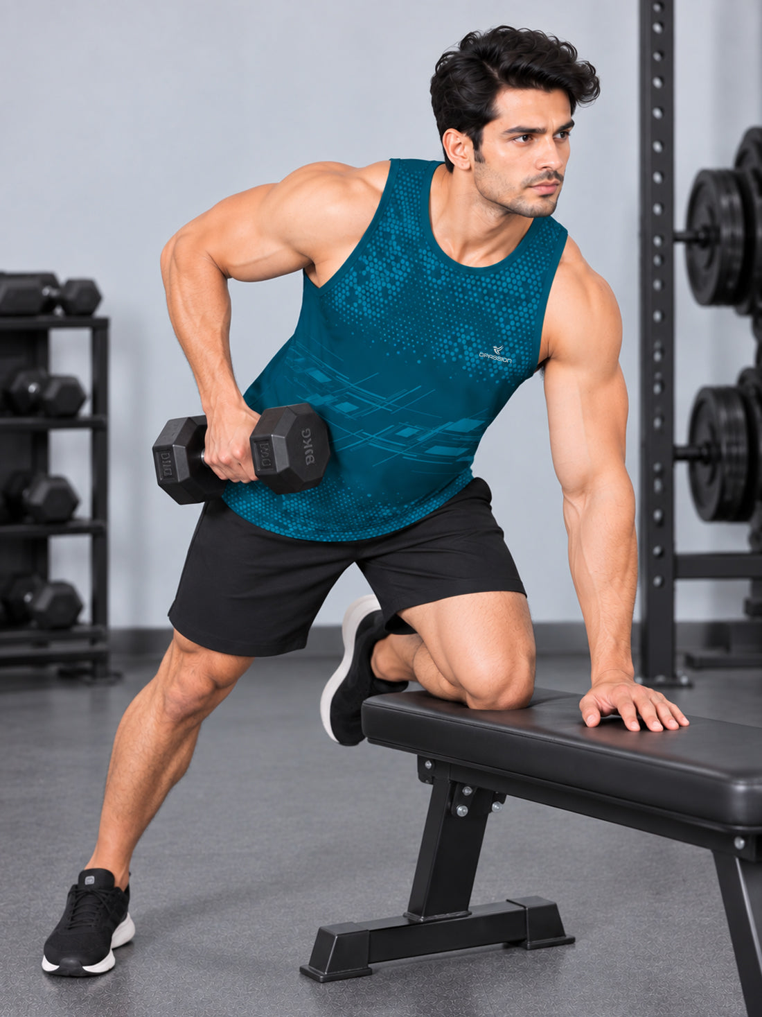 Men’s 4-Way Stretch Sports Singlet | Super Soft Gym & Training Wear Manufacturer & Wholesale Supplier