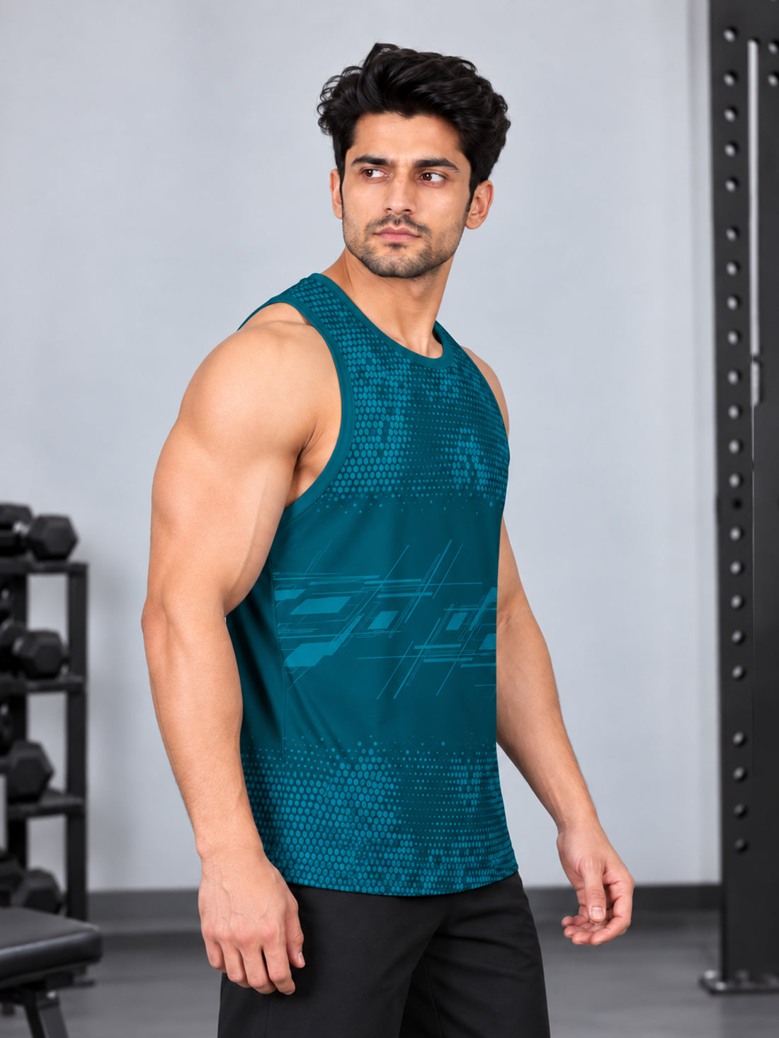 Men’s 4-Way Stretch Sports Singlet | Super Soft Gym & Training Wear Manufacturer & Wholesale Supplier
