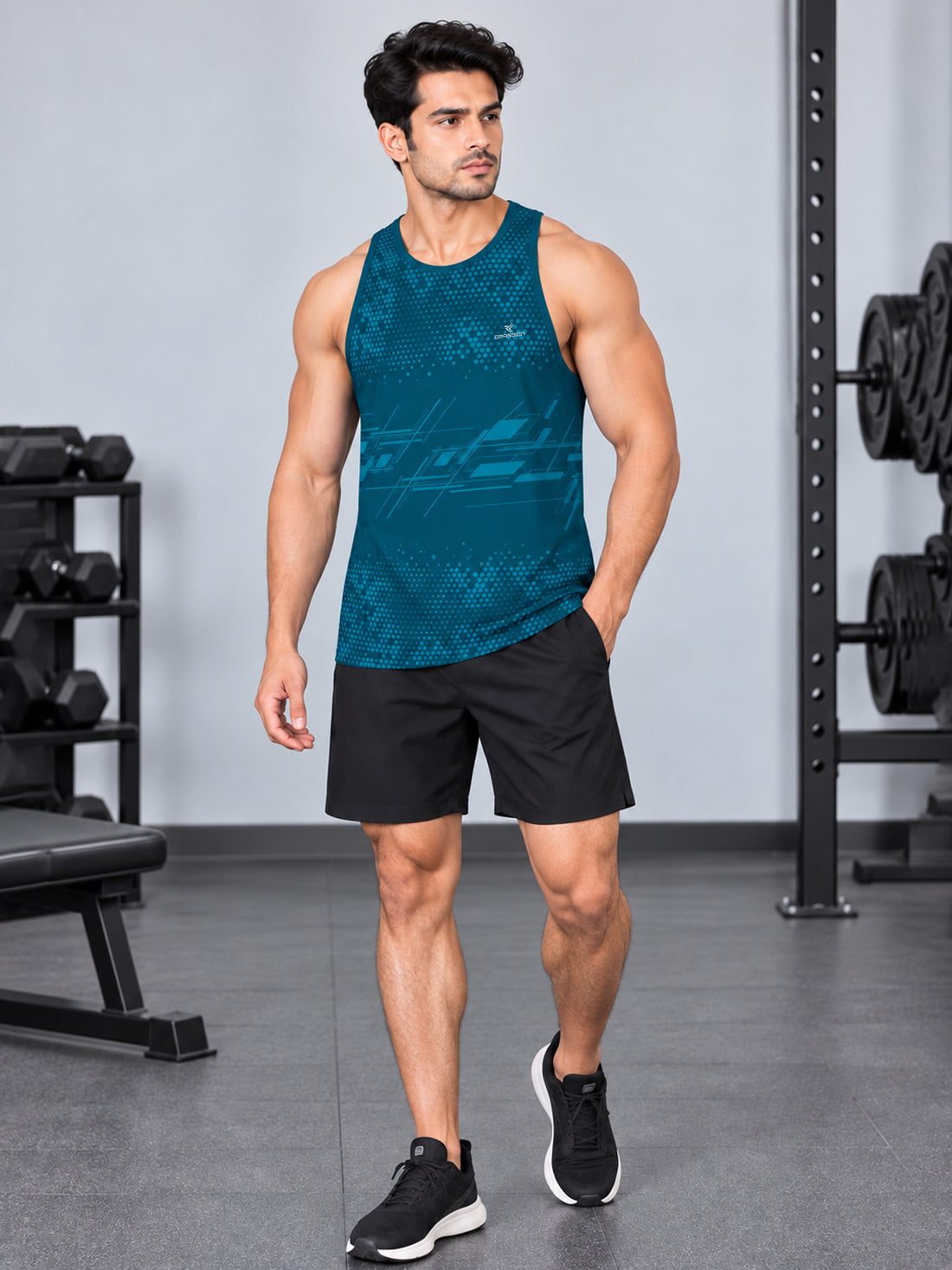 Men’s 4-Way Stretch Sports Singlet | Super Soft Gym & Training Wear Manufacturer & Wholesale Supplier