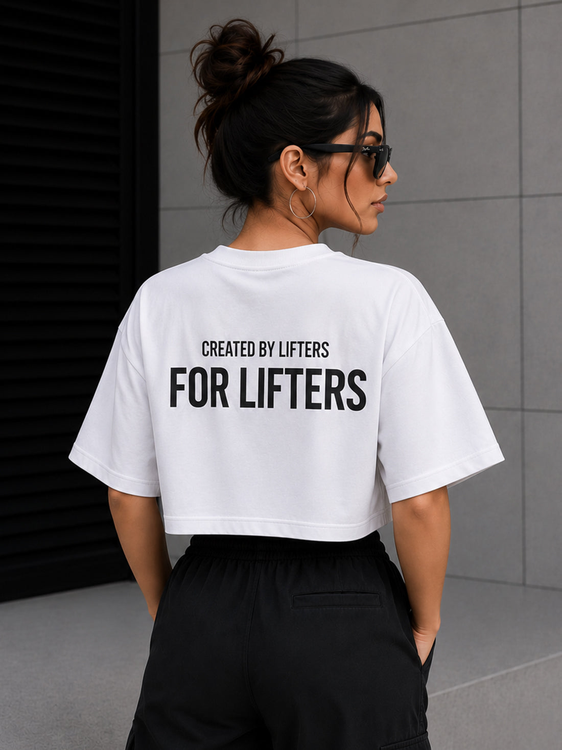 Women's Oversized Crop T-Shirt | Premium Cotton Manufacturer India