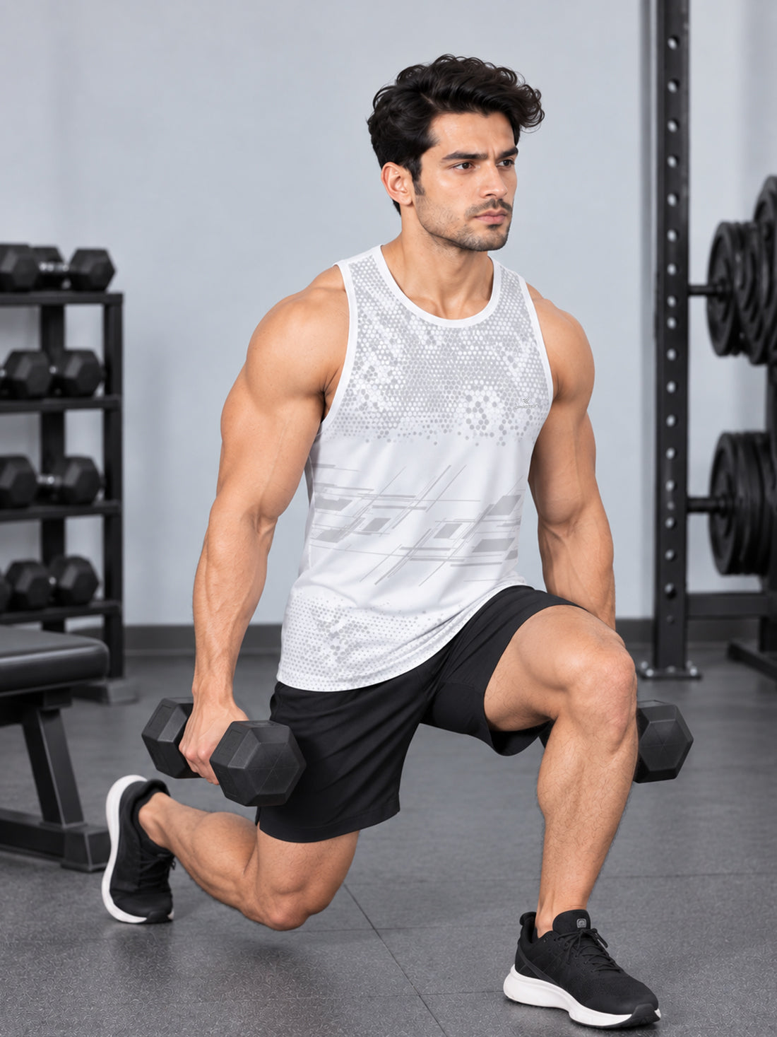 Men’s 4-Way Stretch Sports Singlet | Super Soft Gym & Training Wear Manufacturer & Wholesale Supplier