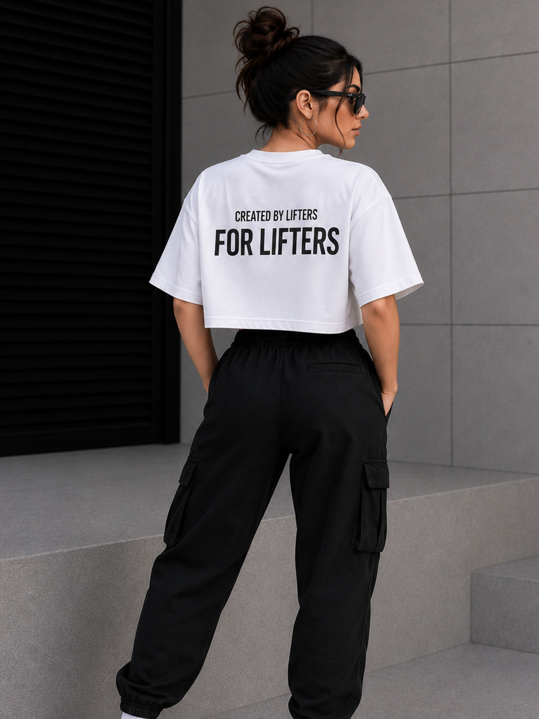 Women's Oversized Crop T-Shirt | Premium Cotton Manufacturer India