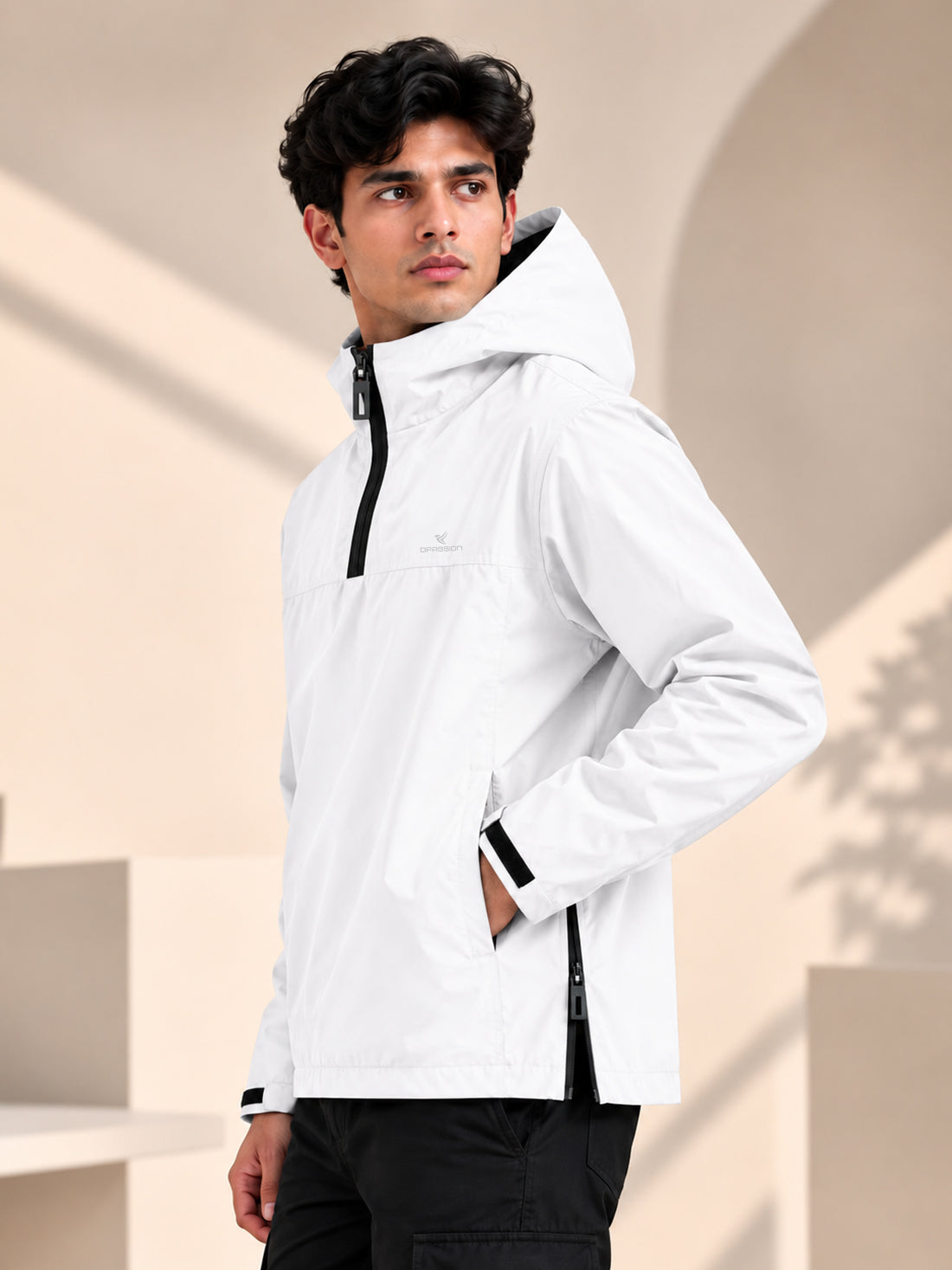 Dpassion Men’s Premium Hooded Windcheater Jacket – Wholesale Manufacturer & Exporter