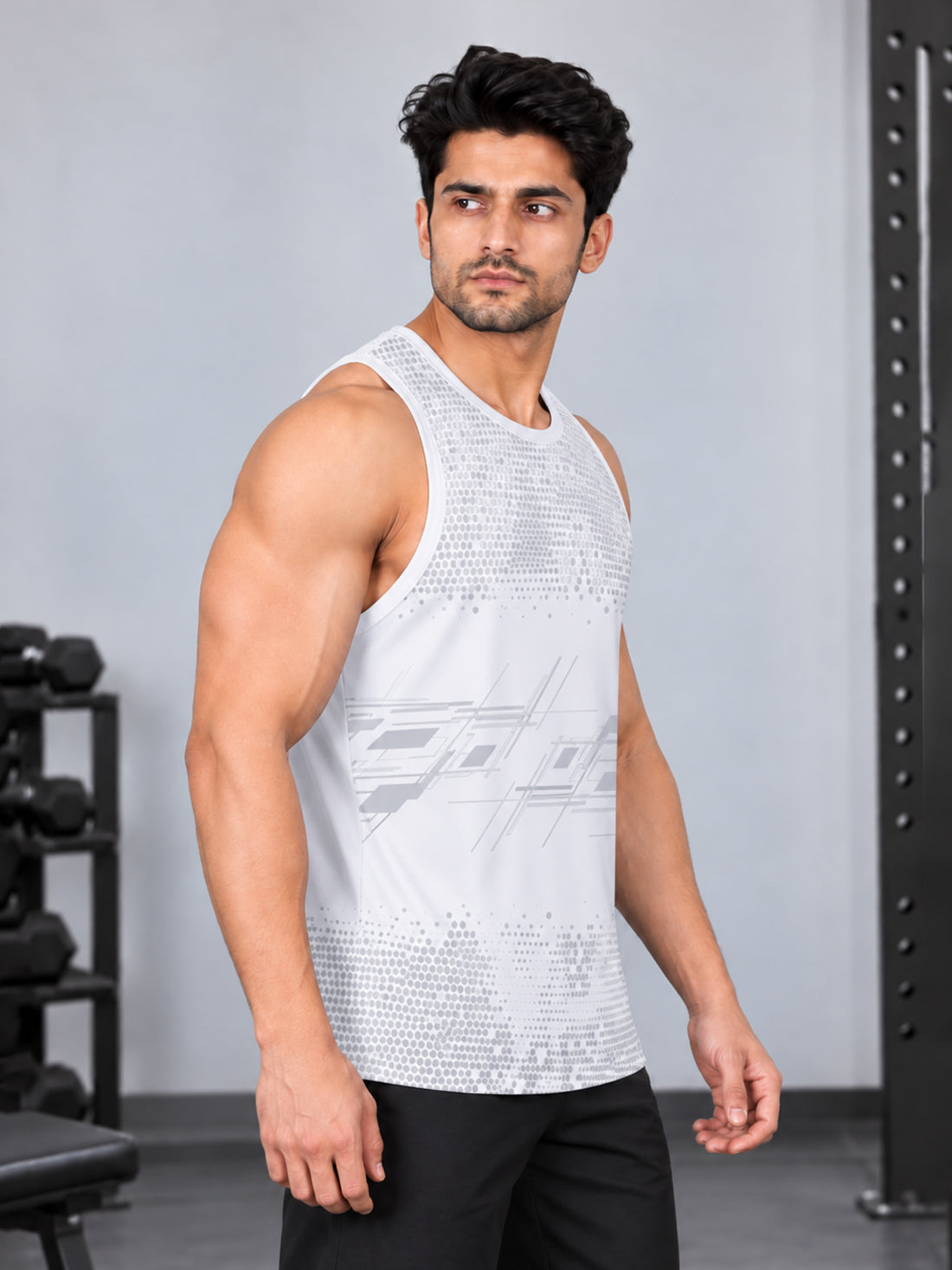 Men’s 4-Way Stretch Sports Singlet | Super Soft Gym & Training Wear Manufacturer & Wholesale Supplier