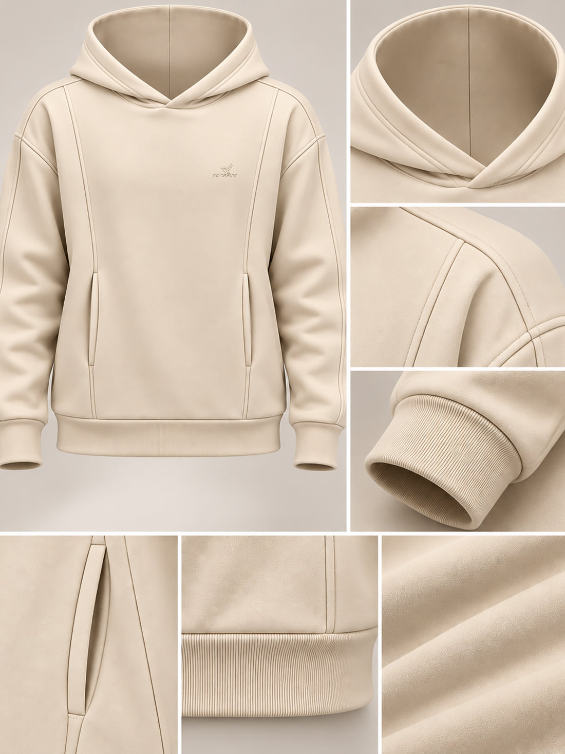 Women’s Premium 320 GSM Cotton Fleece Hooded Sweatshirt – Manufacturer, Wholesaler & Exporter