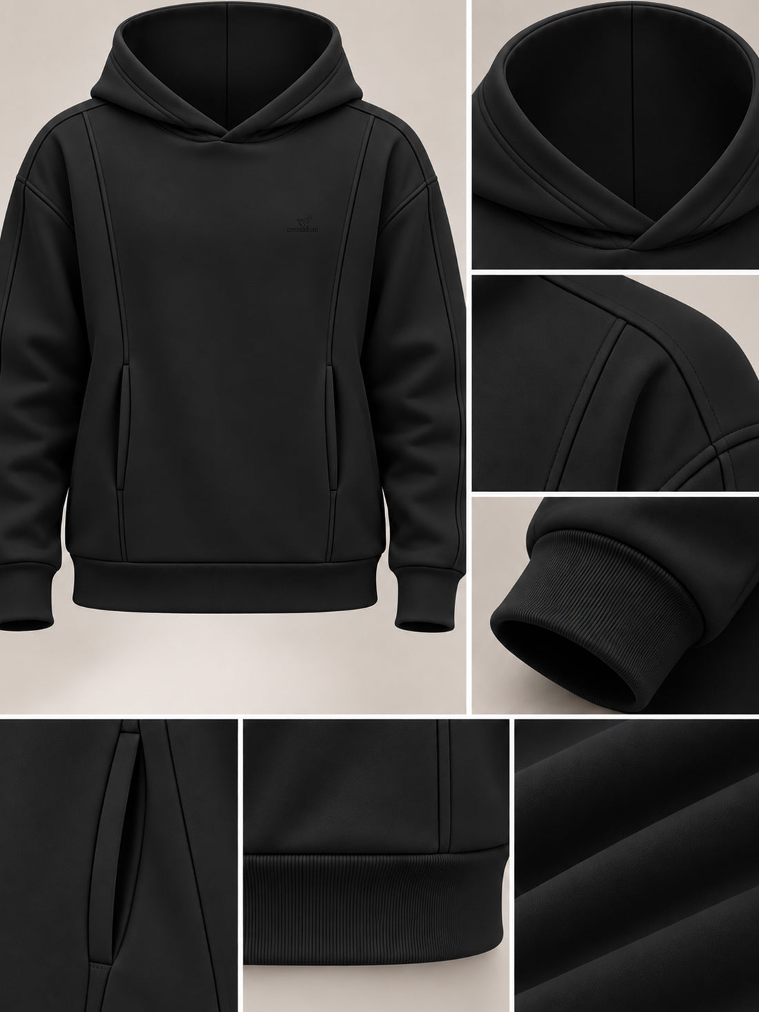 Women’s Premium 320 GSM Cotton Fleece Hooded Sweatshirt – Manufacturer, Wholesaler & Exporter