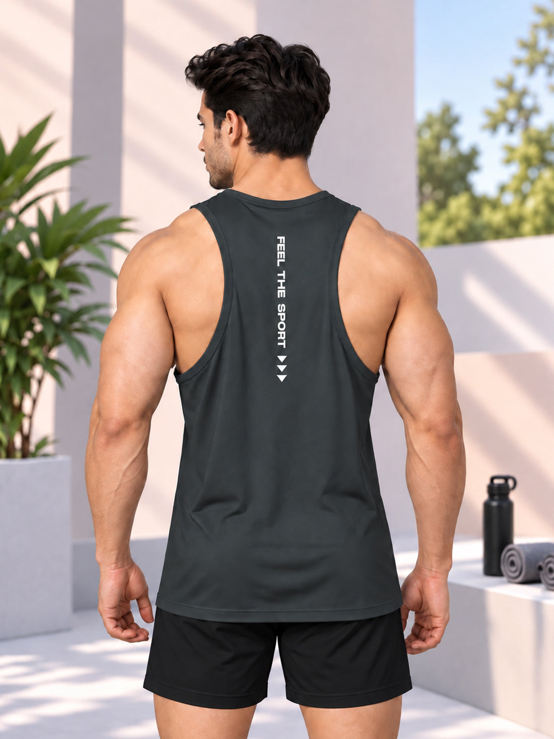 Men’s 4-Way Stretch Sports Singlet | Super Soft Gym & Training Wear Manufacturer & Wholesale Supplier
