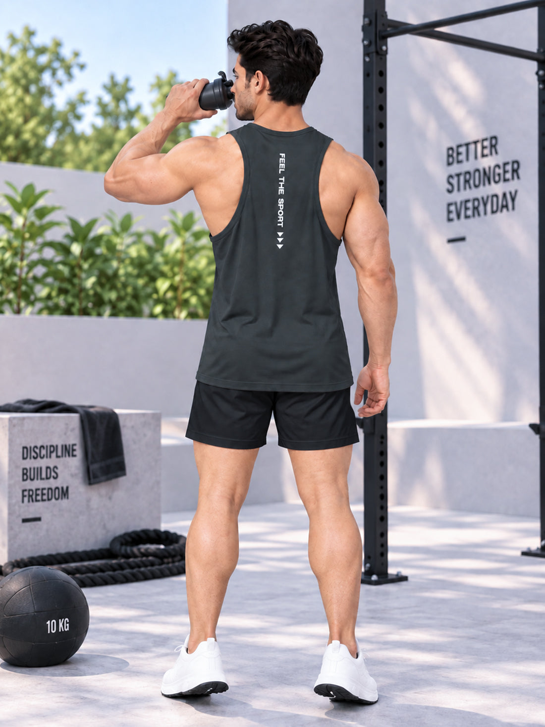 Men’s 4-Way Stretch Sports Singlet | Super Soft Gym & Training Wear Manufacturer & Wholesale Supplier