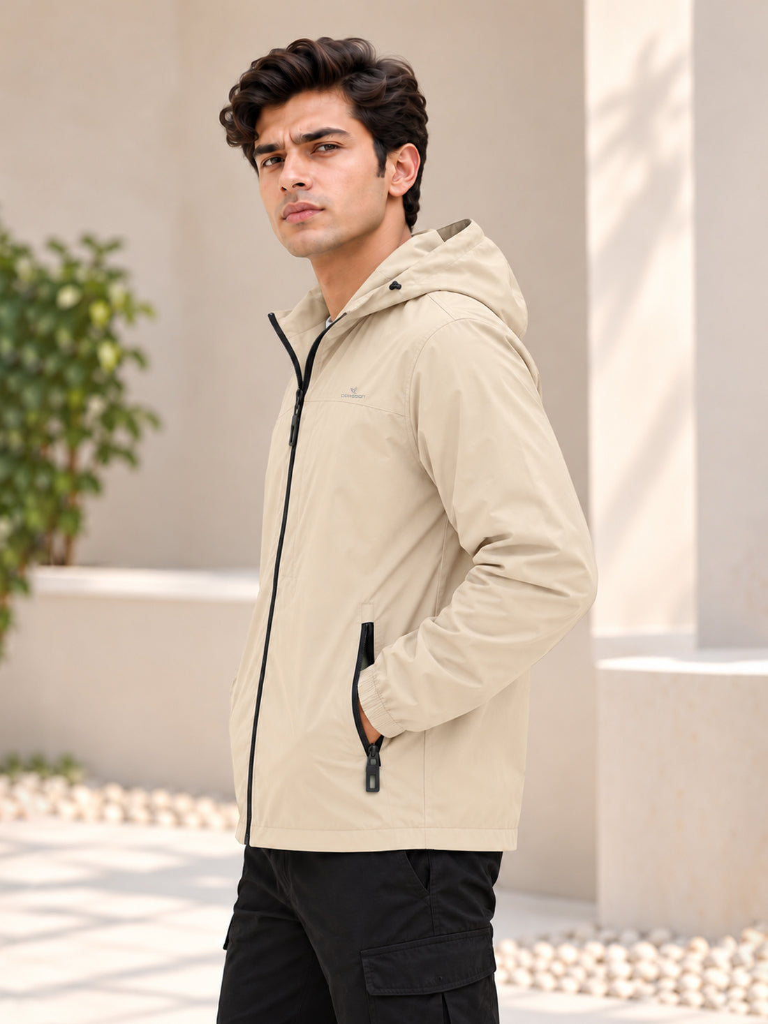 Dpassion Men’s Premium Hooded Windcheater Jacket – Wholesale Manufacturer & Exporter