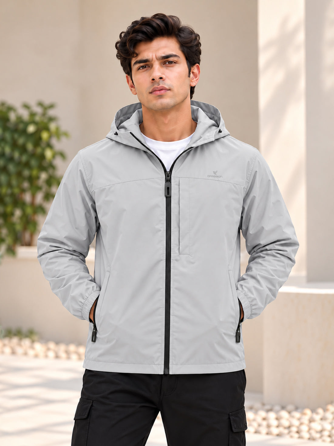 Dpassion Men’s Premium Hooded Windcheater Jacket – Wholesale Manufacturer & Exporter