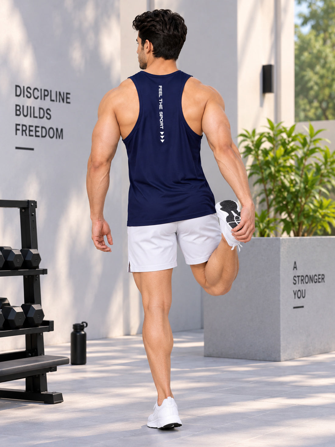 Men’s 4-Way Stretch Sports Singlet | Super Soft Gym & Training Wear Manufacturer & Wholesale Supplier