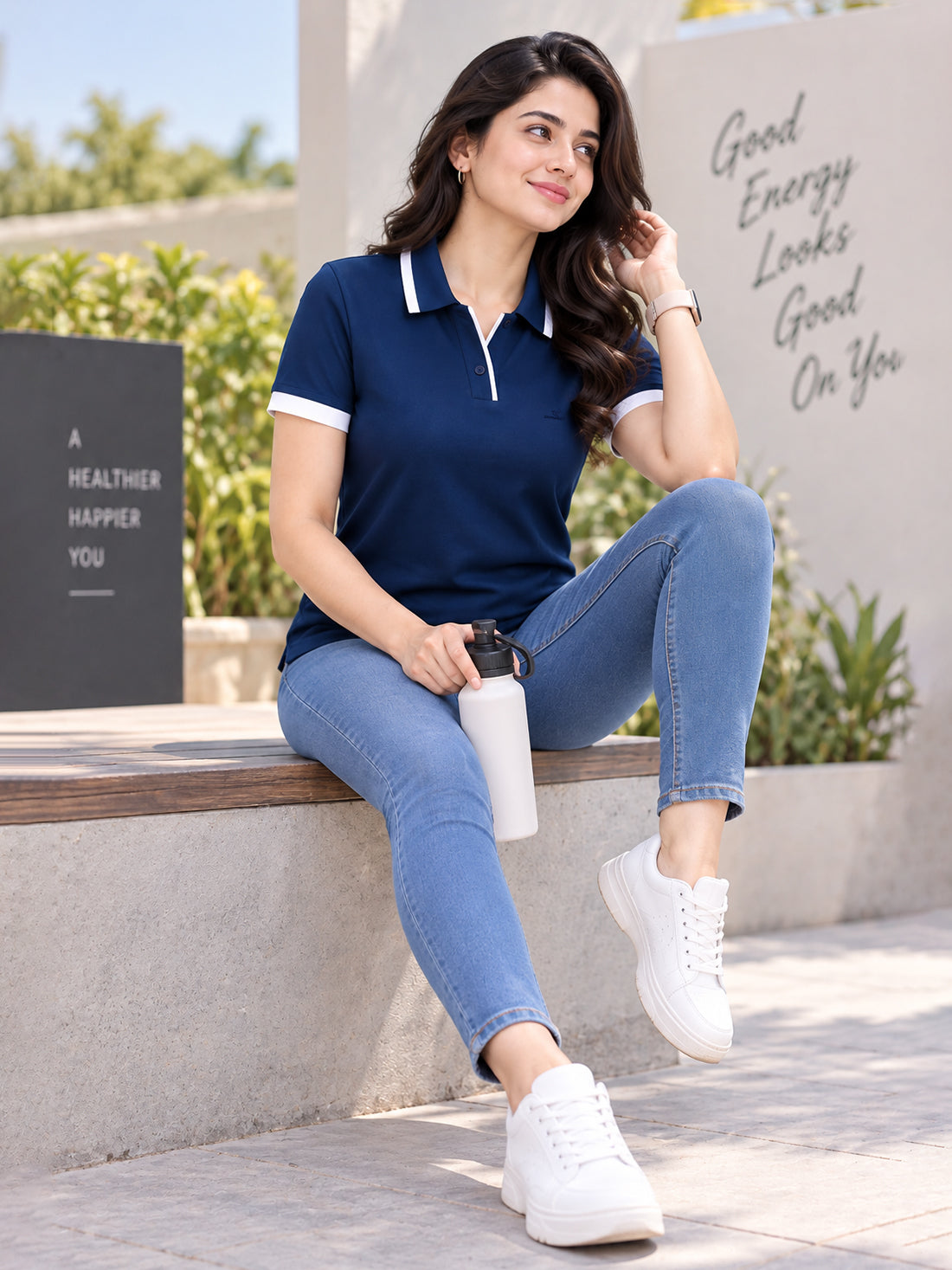Women’s Premium Polo T-Shirt | Contrast Collar & Cuffs | Wholesale Manufacturer & Supplier