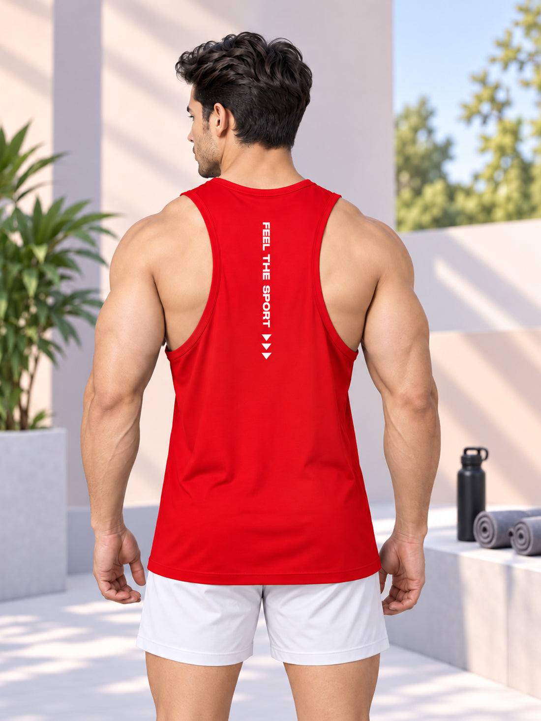 Men’s 4-Way Stretch Sports Singlet | Super Soft Gym & Training Wear Manufacturer & Wholesale Supplier
