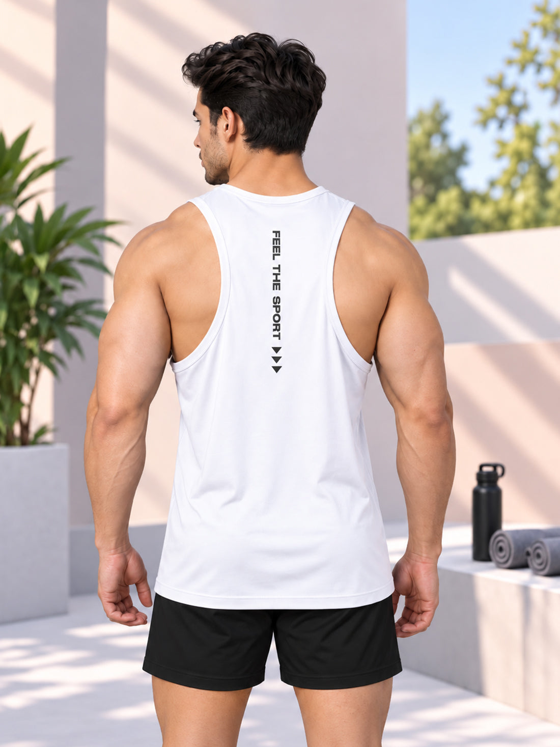 Men’s 4-Way Stretch Sports Singlet | Super Soft Gym & Training Wear Manufacturer & Wholesale Supplier