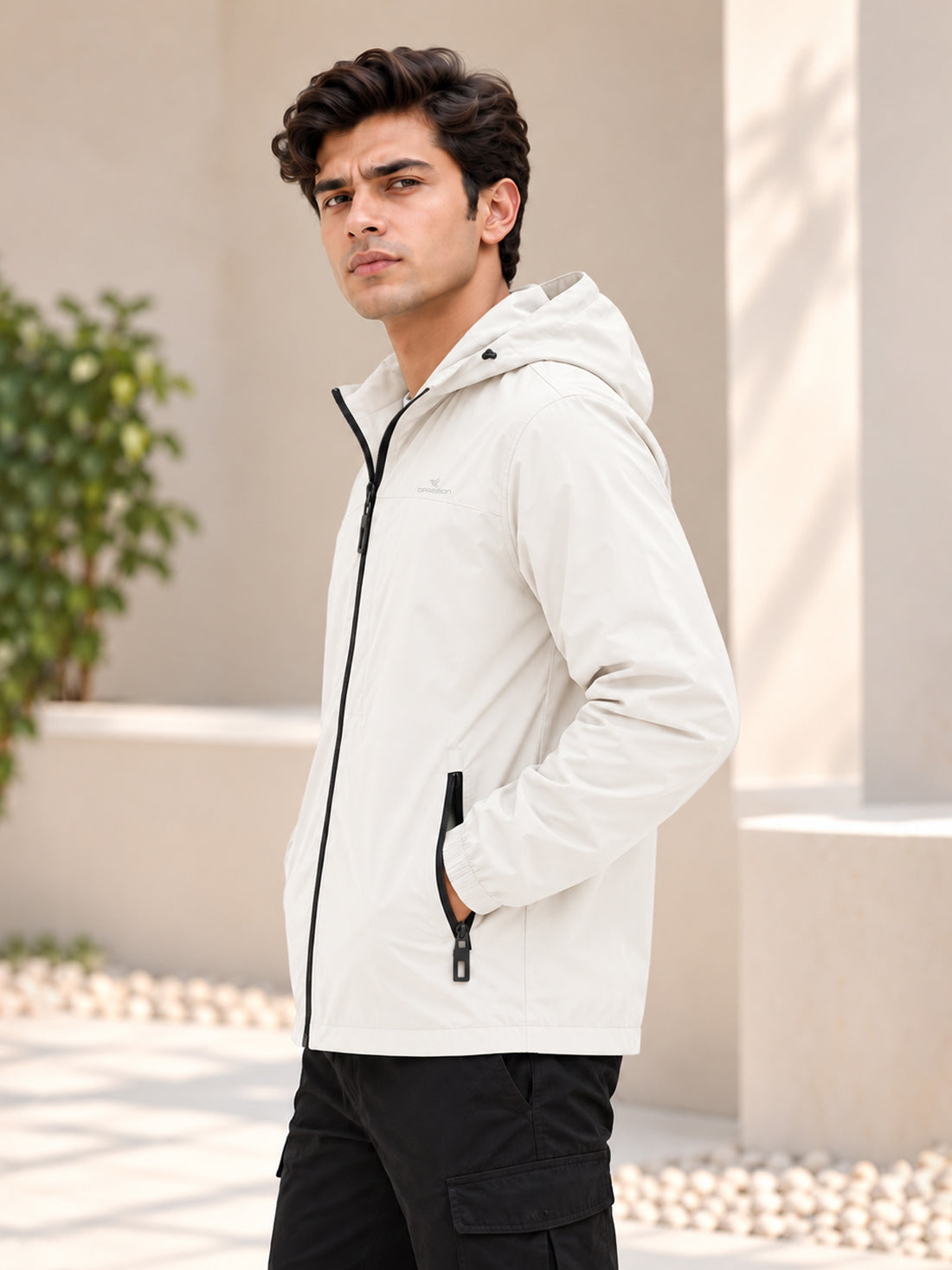 Dpassion Men’s Premium Hooded Windcheater Jacket – Wholesale Manufacturer & Exporter