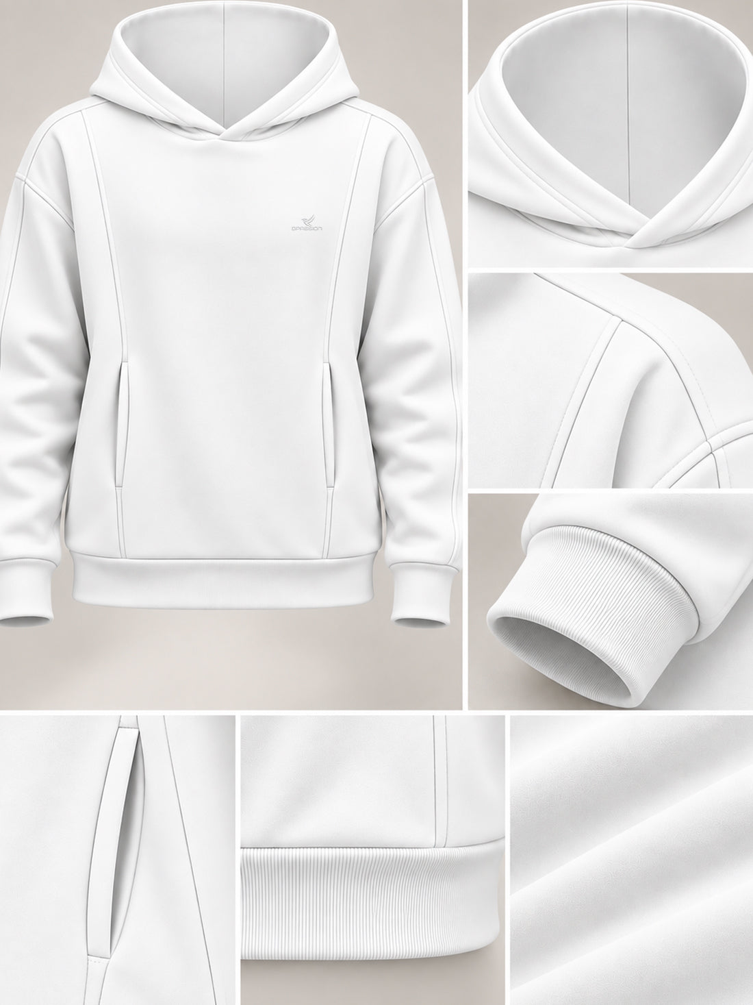 Women’s Premium 320 GSM Cotton Fleece Hooded Sweatshirt – Manufacturer, Wholesaler & Exporter
