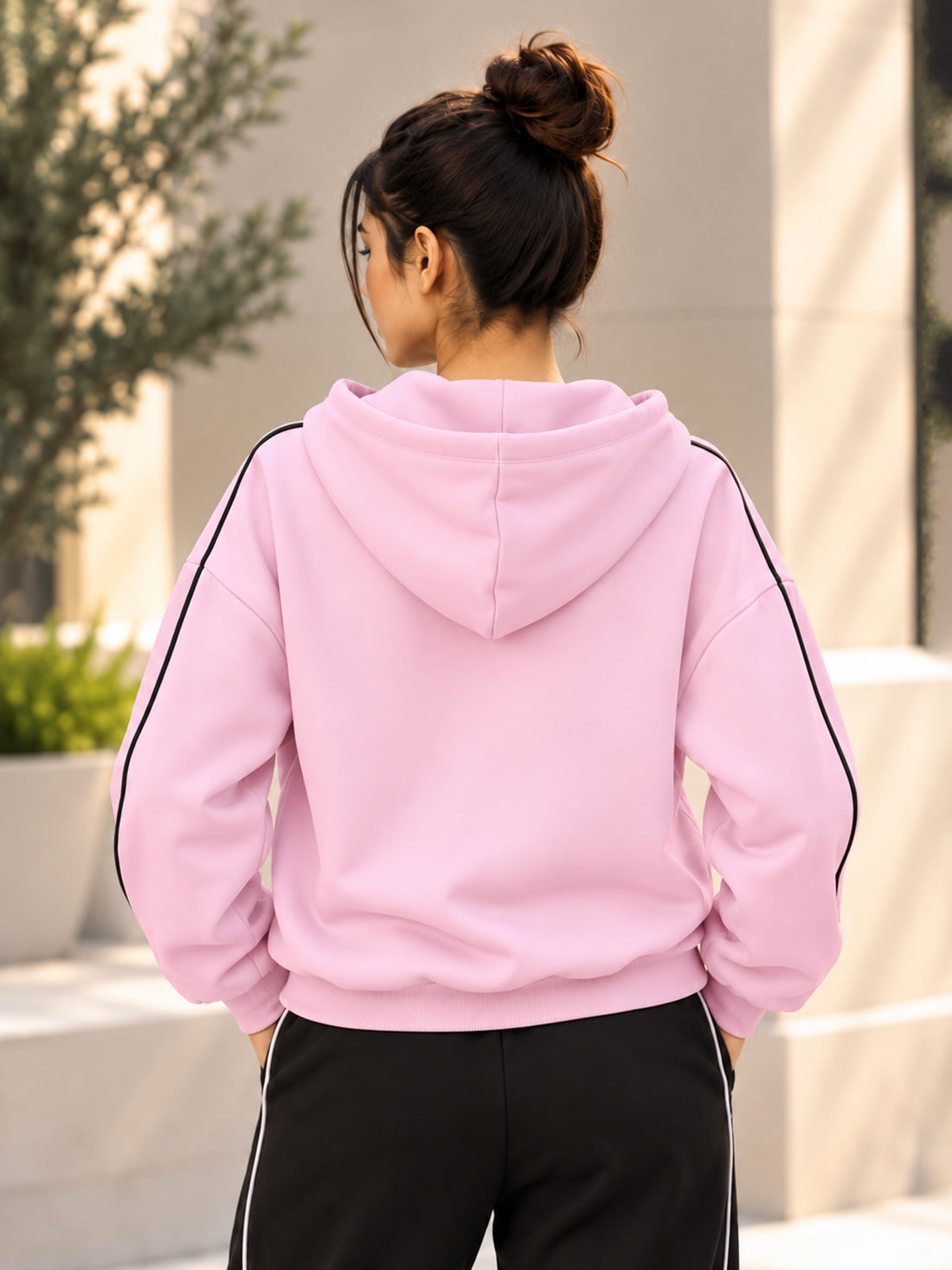 Dpassion Women’s Premium 320 GSM Cotton Fleece Full-Zip Hooded Sweatshirt – Manufacturer, Wholesaler & Exporter
