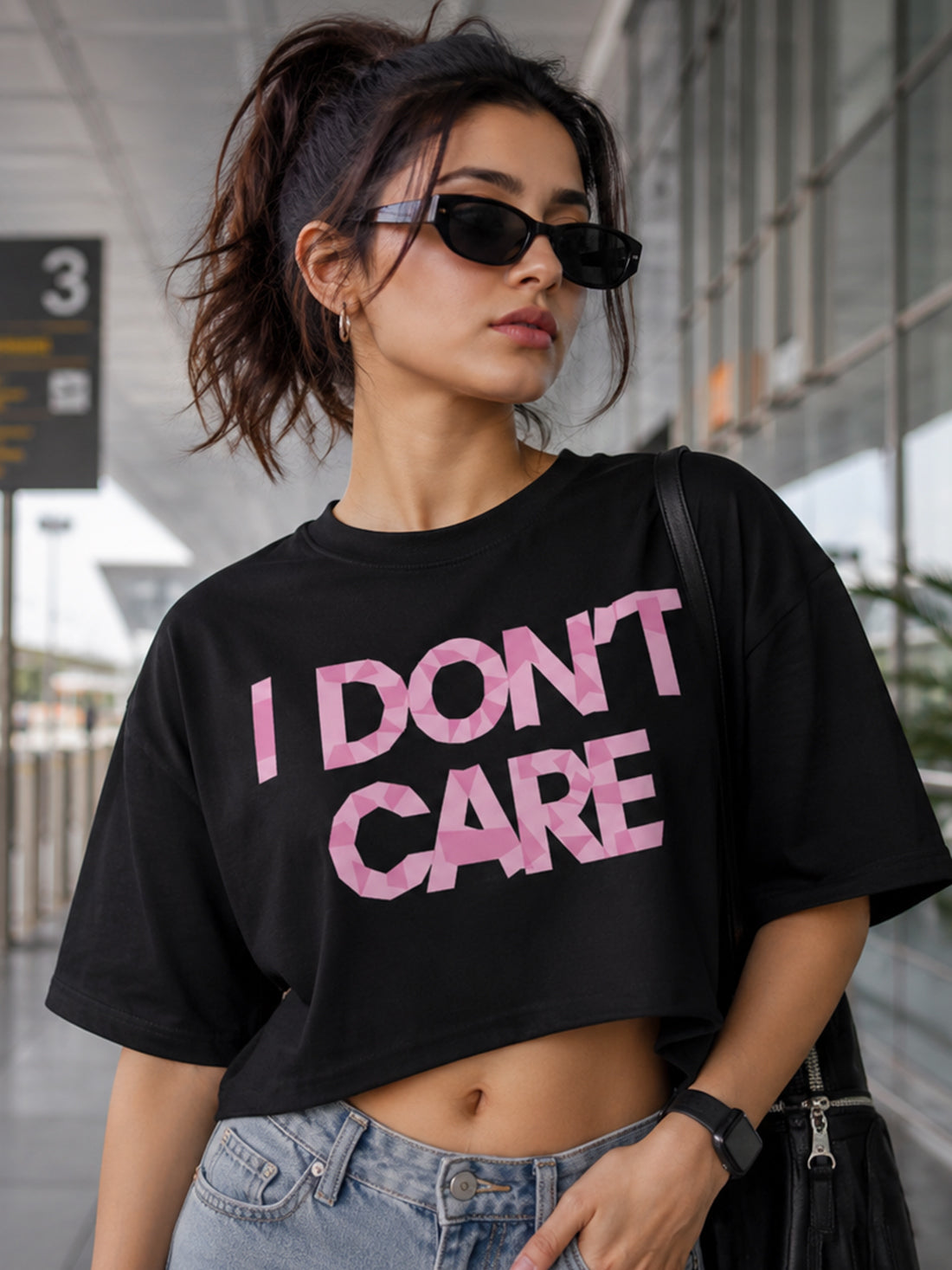 Women's Oversized Crop T-Shirt | Premium Cotton Manufacturer India