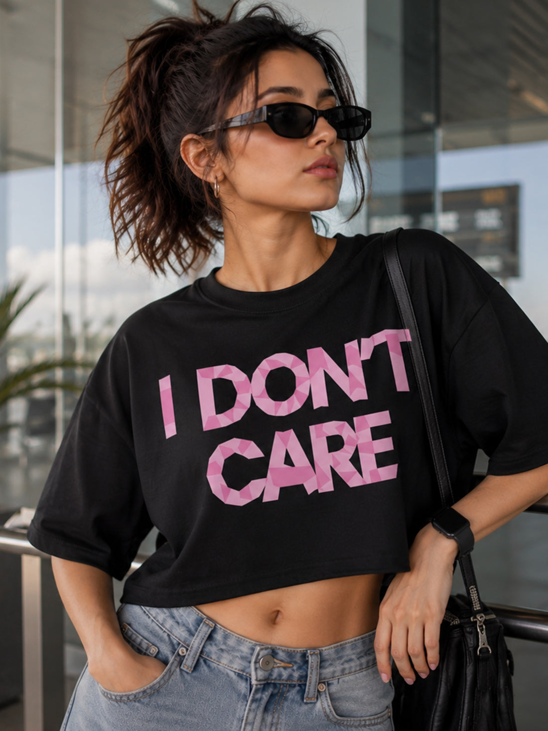 Women's Oversized Crop T-Shirt | Premium Cotton Manufacturer India