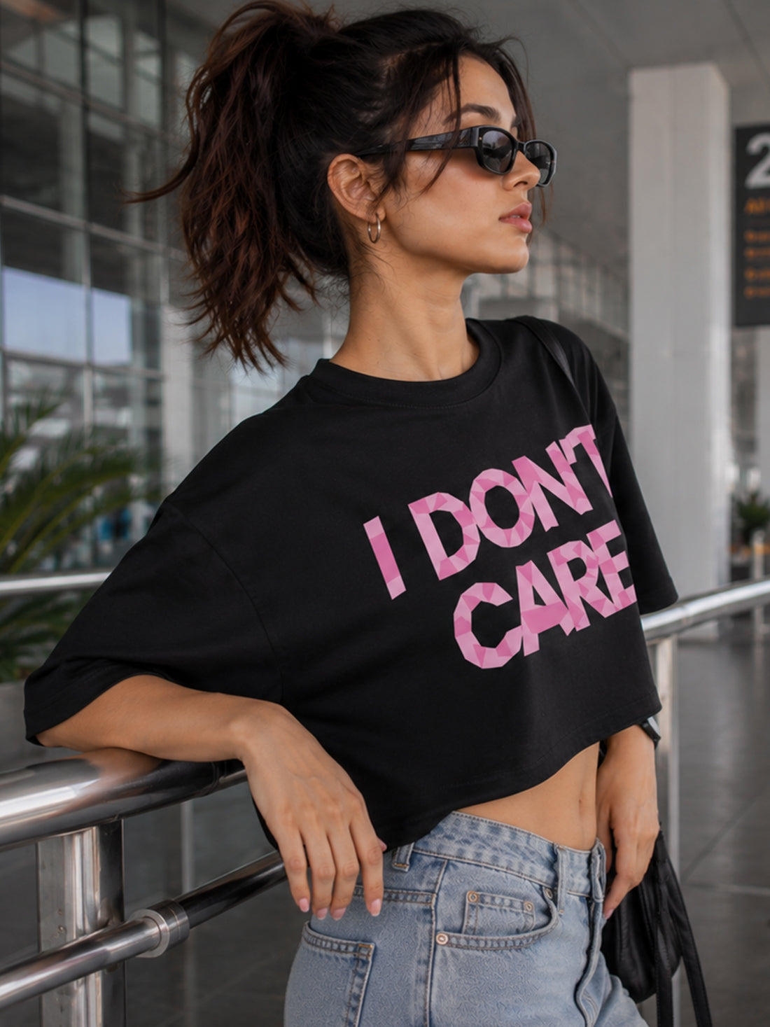 Women's Oversized Crop T-Shirt | Premium Cotton Manufacturer India