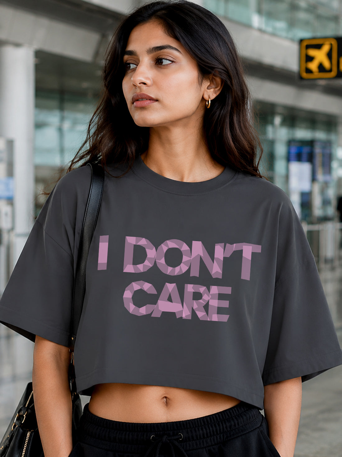 Women's Oversized Crop T-Shirt | Premium Cotton Manufacturer India