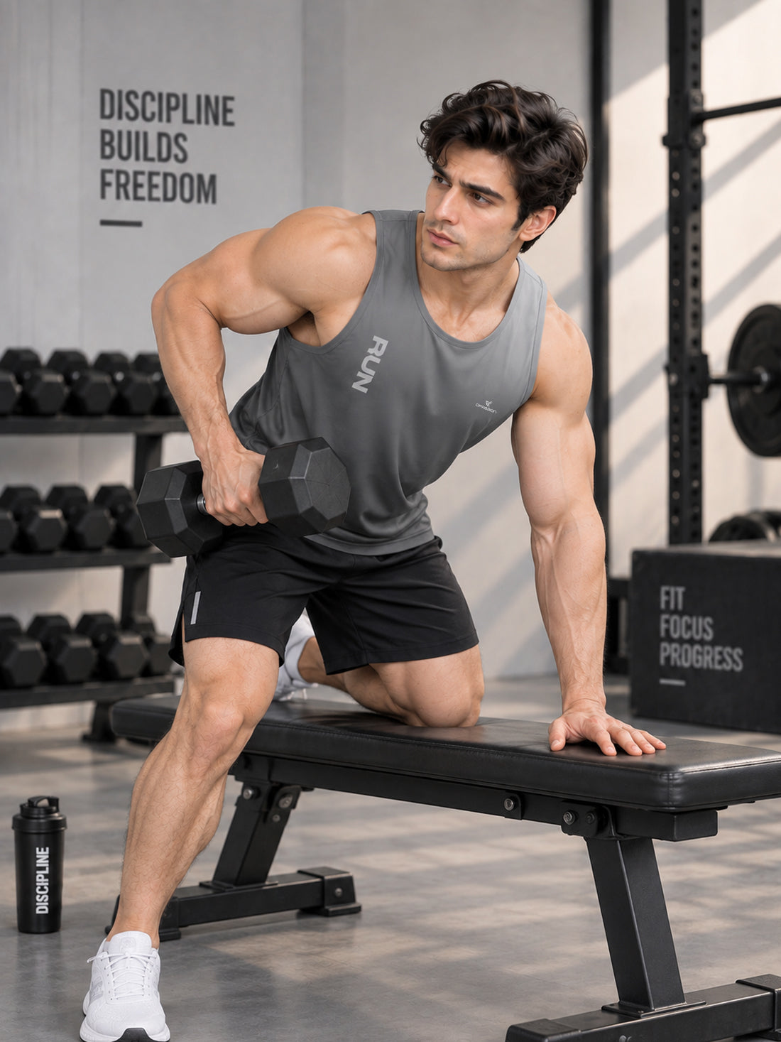 Men’s 4-Way Stretch Sports Singlet | Super Soft Gym & Training Wear Manufacturer & Wholesale Supplier