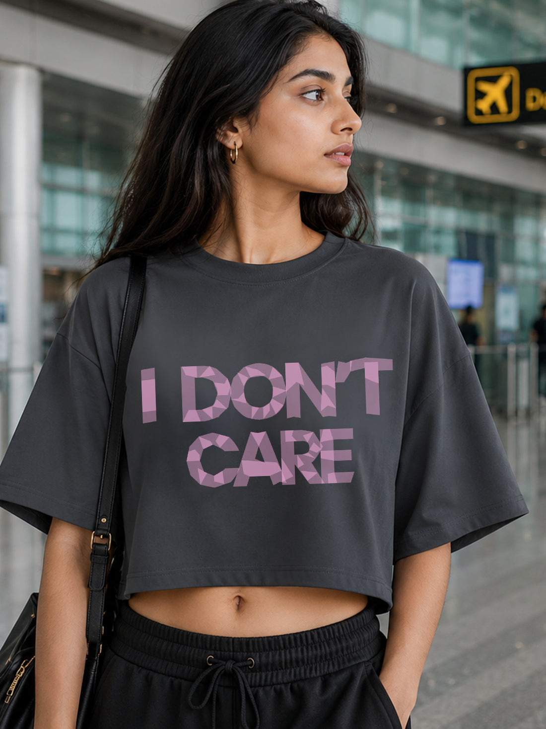 Women's Oversized Crop T-Shirt | Premium Cotton Manufacturer India