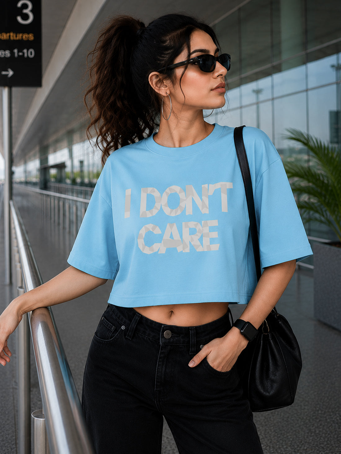 Women's Oversized Crop T-Shirt | Premium Cotton Manufacturer India