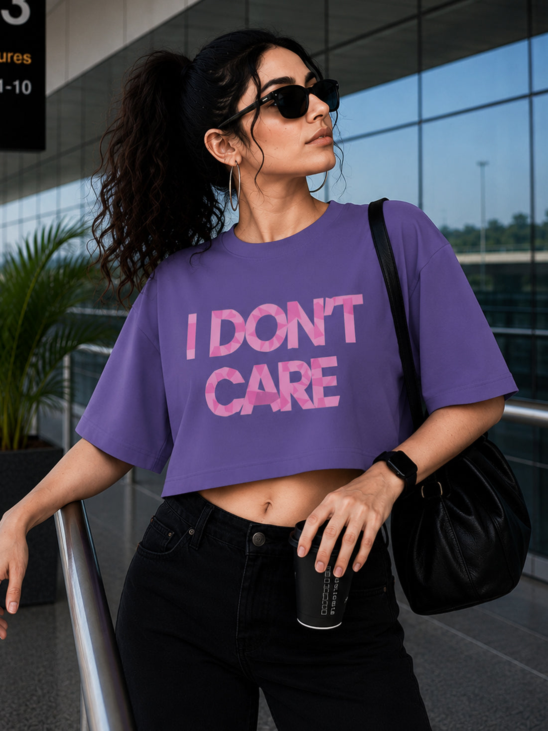 Women's Oversized Crop T-Shirt | Premium Cotton Manufacturer India