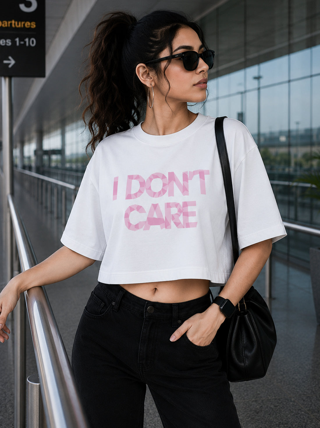 Women's Oversized Crop T-Shirt | Premium Cotton Manufacturer India