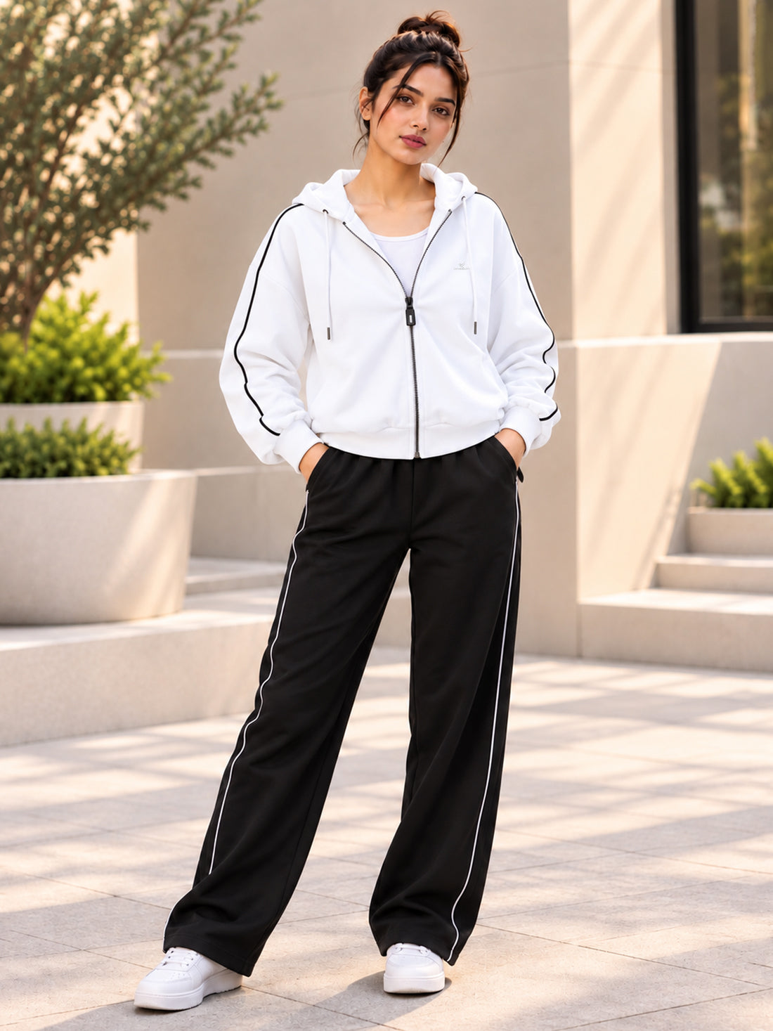 Dpassion Women’s Premium 320 GSM Cotton Fleece Full-Zip Hooded Sweatshirt – Manufacturer, Wholesaler & Exporter