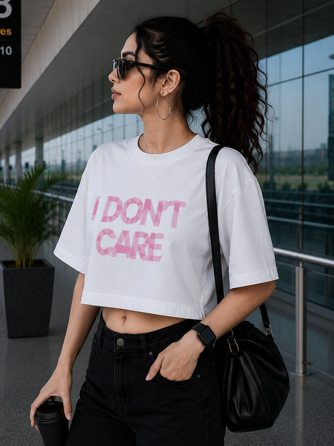 Women's Oversized Crop T-Shirt | Premium Cotton Manufacturer India