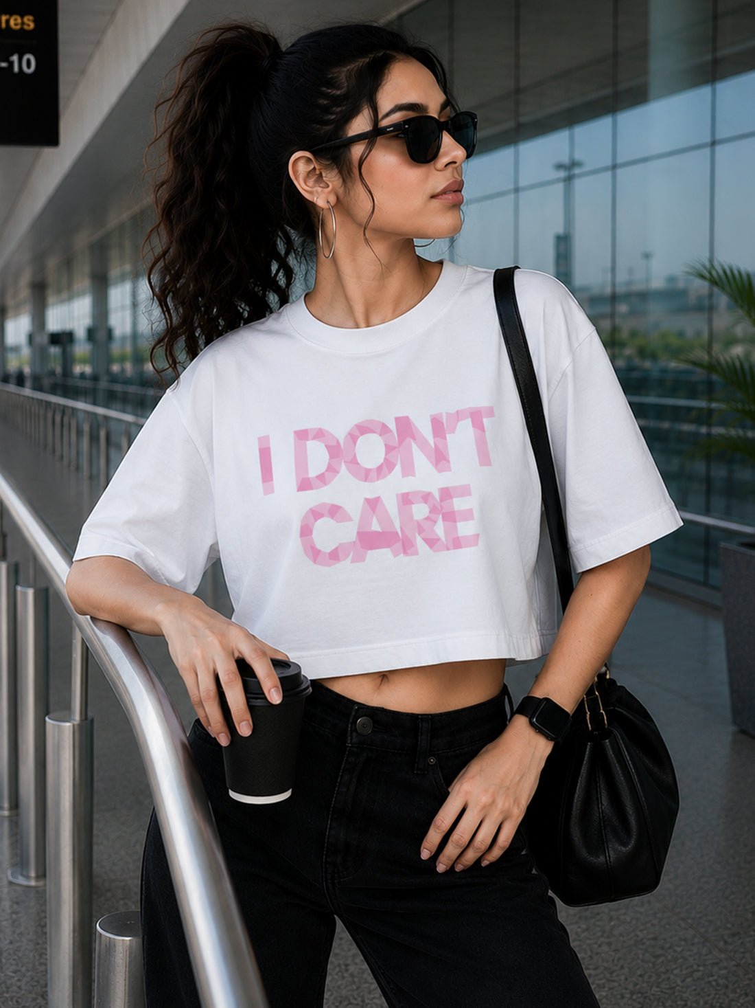 Women's Oversized Crop T-Shirt | Premium Cotton Manufacturer India