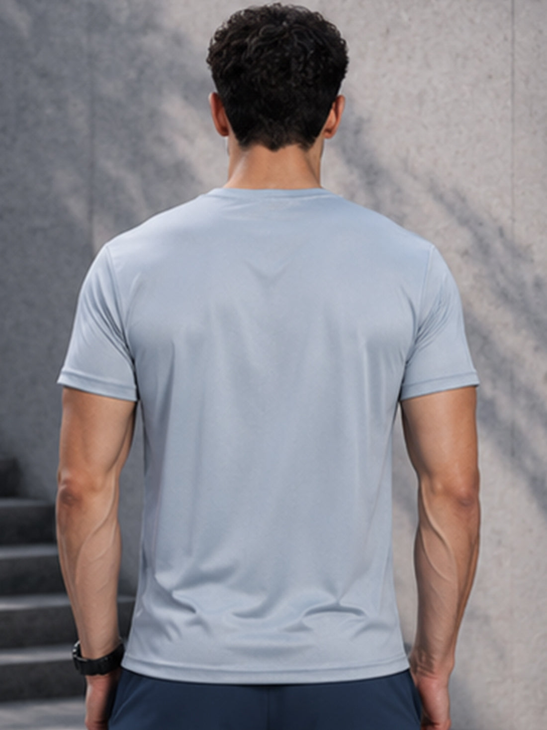 Focus Men's Black Performance T-Shirt | Quick Dry Gym Wear | DPASSION