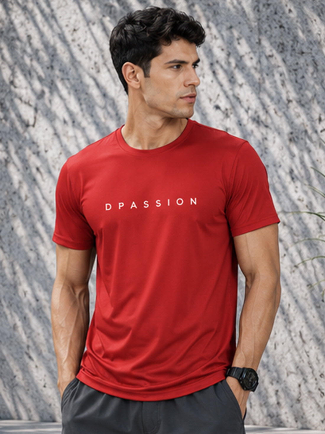 Don't Overthink Shit Men's Black Performance T-Shirt | Quick Dry Gym Wear | DPASSION