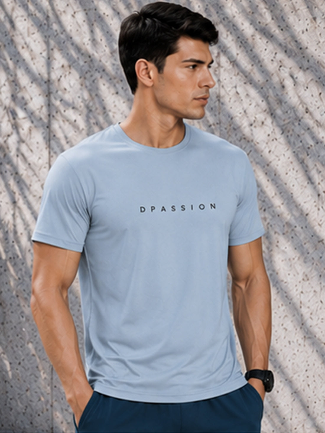 Don't Overthink Shit Men's Black Performance T-Shirt | Quick Dry Gym Wear | DPASSION