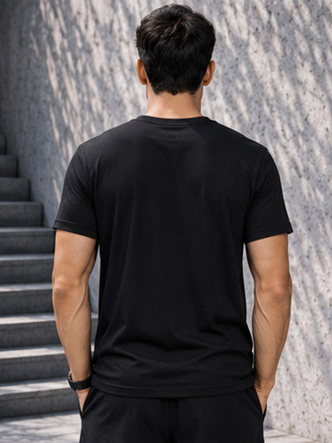 Stronger Than You Think Men's Black Performance T-Shirt | Quick Dry Sportswear | DPASSION