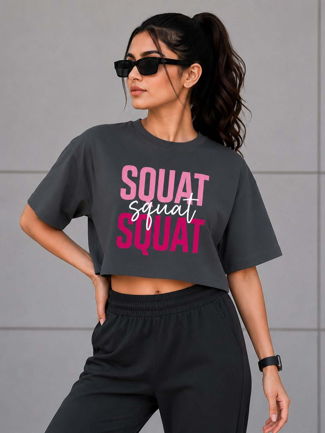 Women's Oversized Crop T-Shirt | Premium Cotton Manufacturer India
