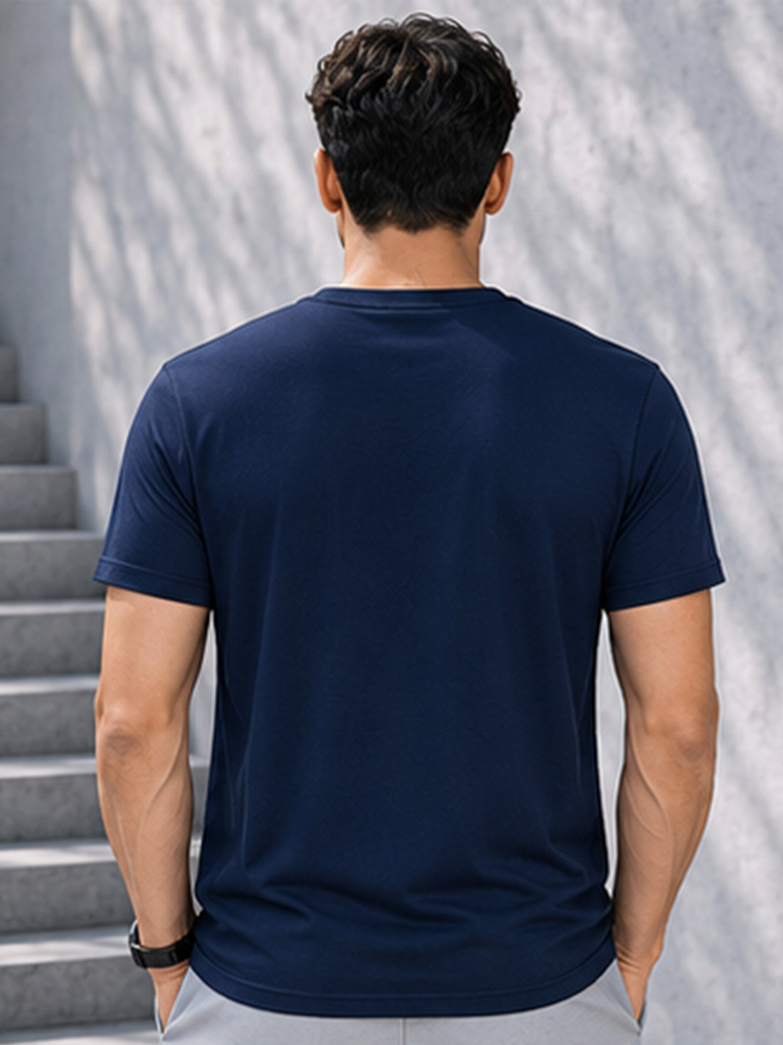 Stronger Than You Think Men's Black Performance T-Shirt | Quick Dry Sportswear | DPASSION