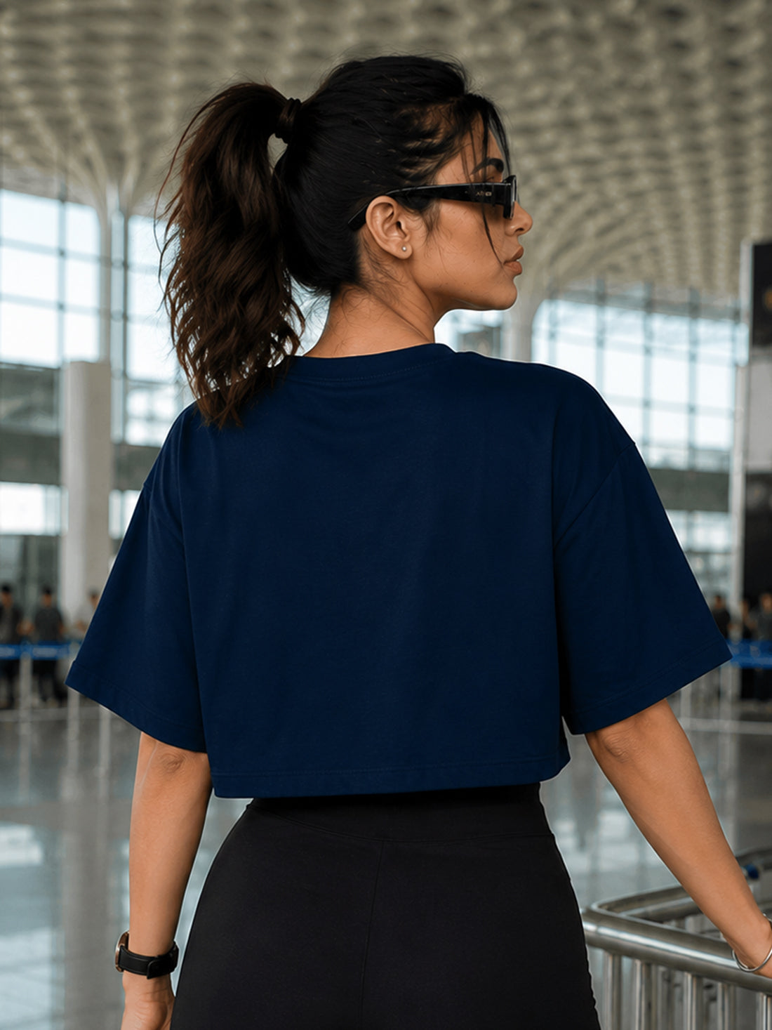 Women's Oversized Crop T-Shirt | Premium Cotton Manufacturer India