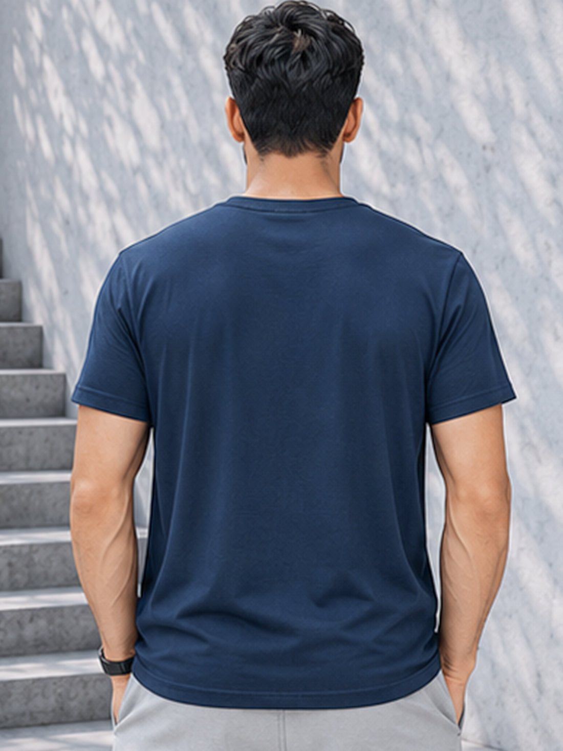 Stronger Than You Think Men's Black Performance T-Shirt | Quick Dry Sportswear | DPASSION