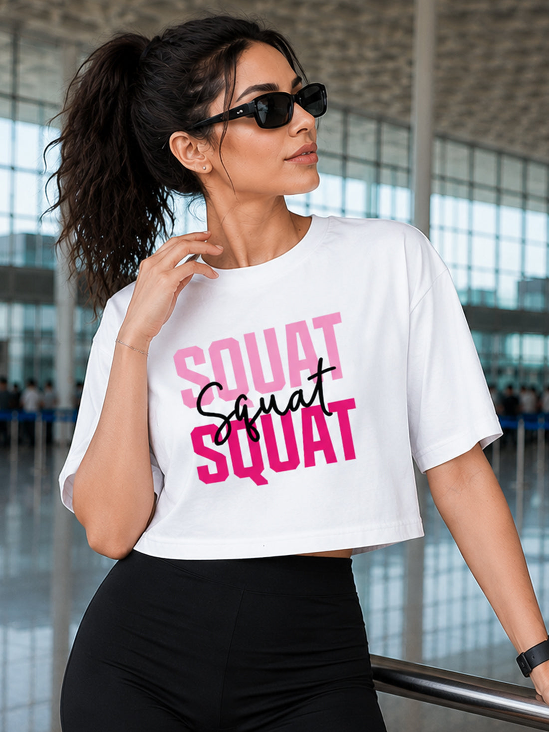 Women's Oversized Crop T-Shirt | Premium Cotton Manufacturer India